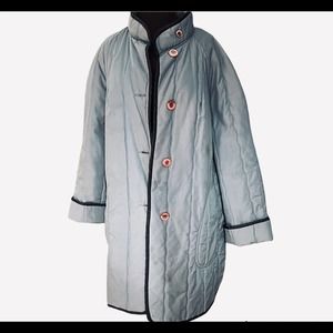 Vintage White Bear of St Paul Duvet Quilted Car Coat